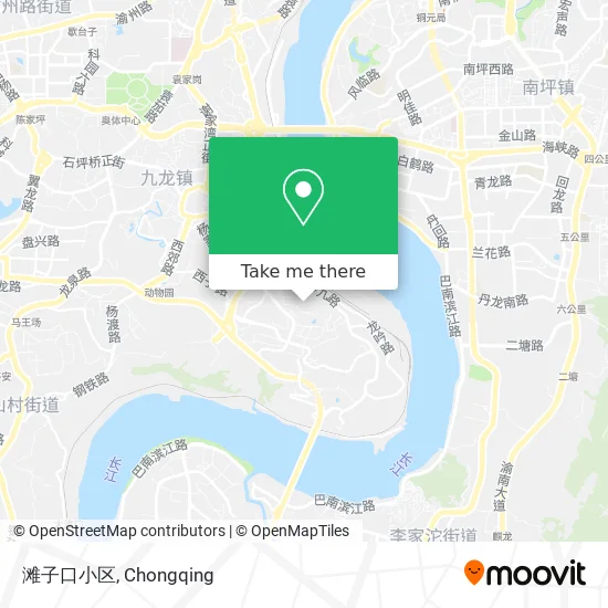 滩子口小区 map