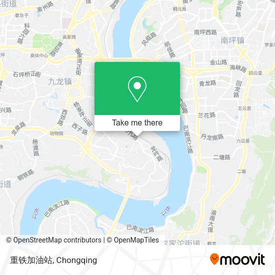 重铁加油站 map