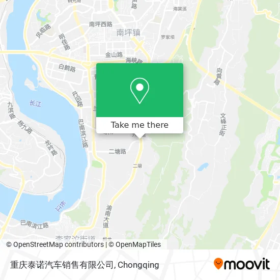 重庆泰诺汽车销售有限公司 map