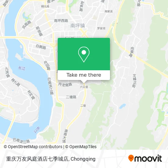 重庆万友风庭酒店七季城店 map