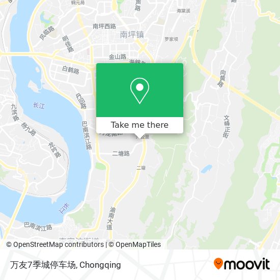 万友7季城停车场 map