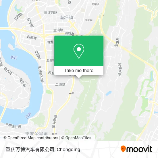 重庆万博汽车有限公司 map