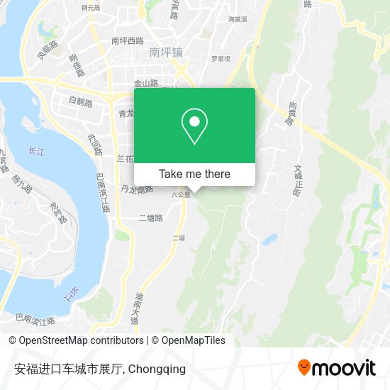 安福进口车城市展厅 map