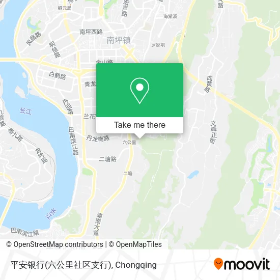 平安银行(六公里社区支行) map