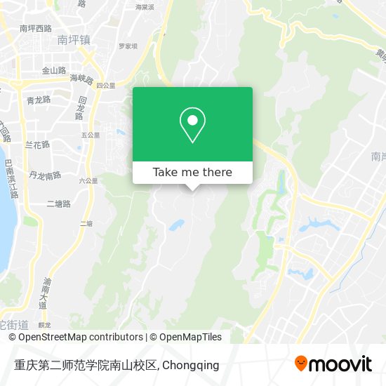 重庆第二师范学院南山校区 map