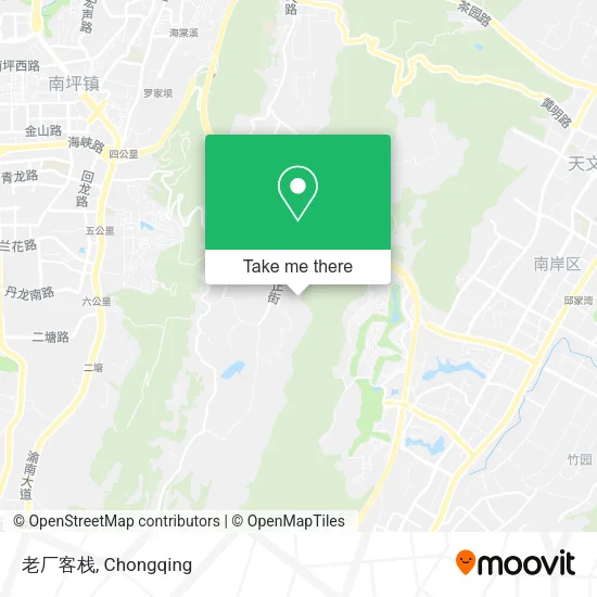 老厂客栈 map