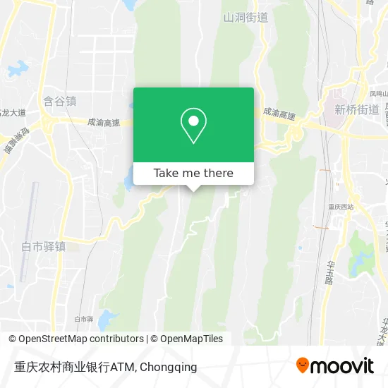 重庆农村商业银行ATM map