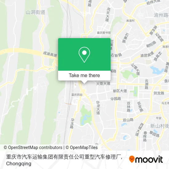 重庆市汽车运输集团有限责任公司重型汽车修理厂 map