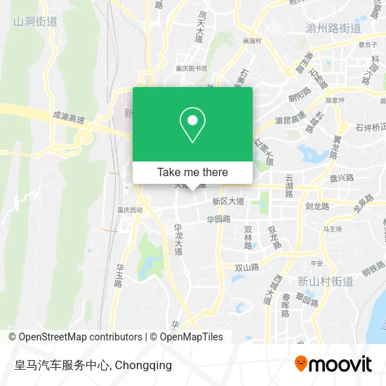 皇马汽车服务中心 map