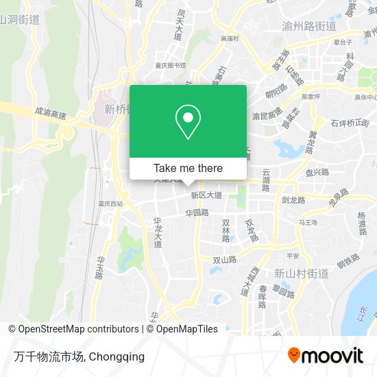 万千物流市场 map