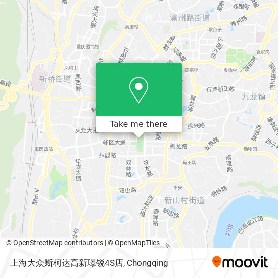 上海大众斯柯达高新璟锐4S店 map