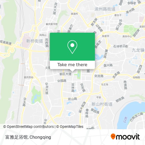富雅足浴馆 map