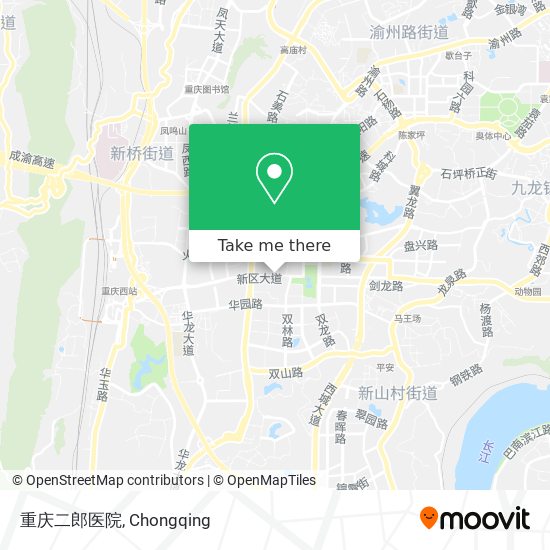 重庆二郎医院 map