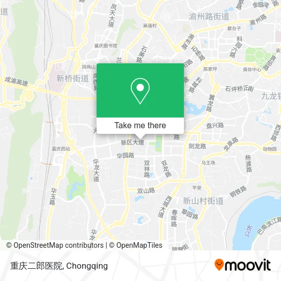 重庆二郎医院 map