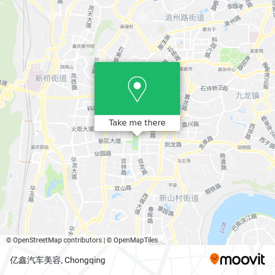 亿鑫汽车美容 map
