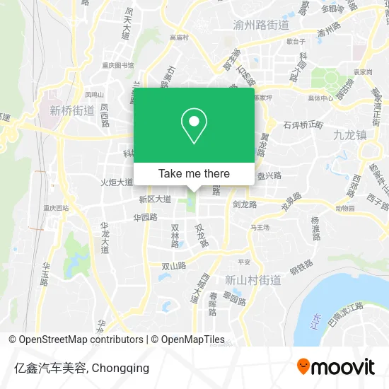亿鑫汽车美容 map