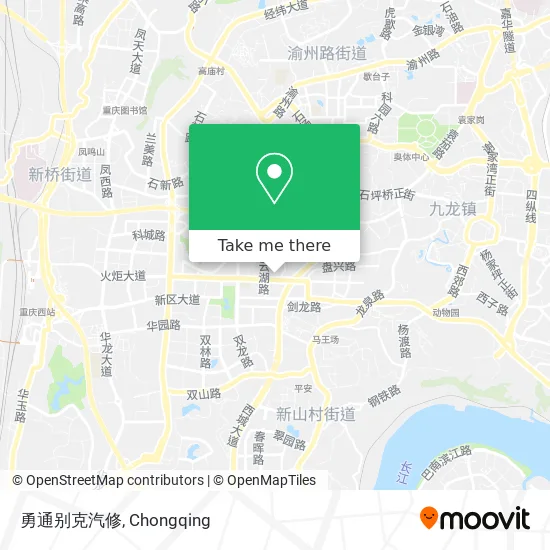 勇通别克汽修 map