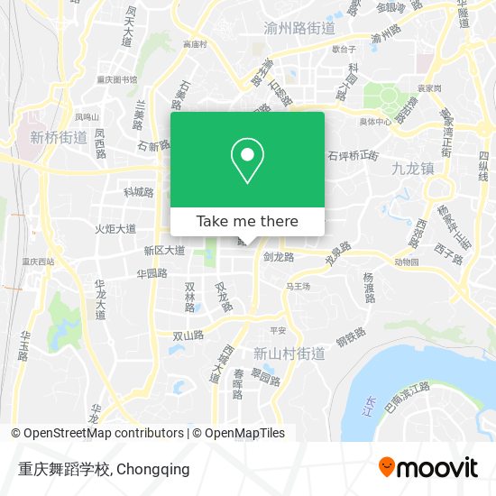 重庆舞蹈学校 map