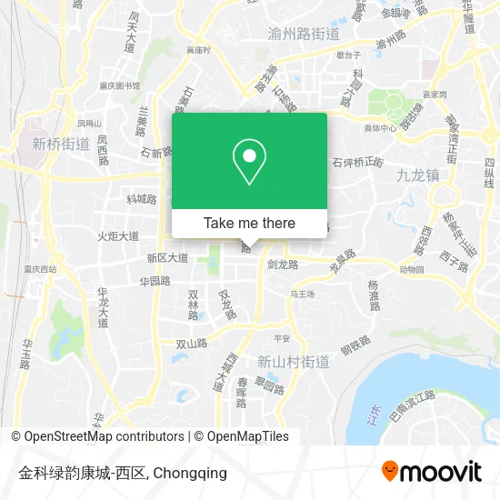 金科绿韵康城-西区 map