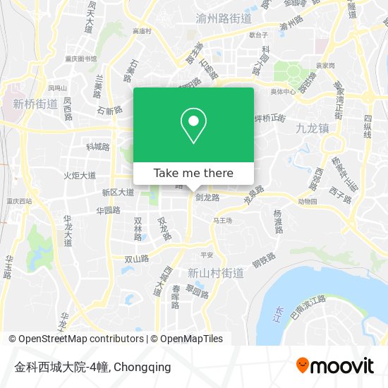 金科西城大院-4幢 map