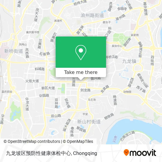 九龙坡区预防性健康体检中心 map