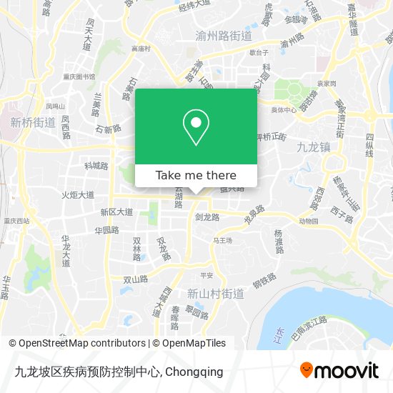 九龙坡区疾病预防控制中心 map
