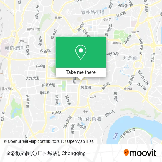 金彩数码图文(巴国城店) map
