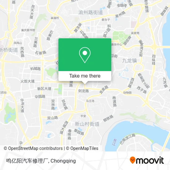 鸣亿阳汽车修理厂 map