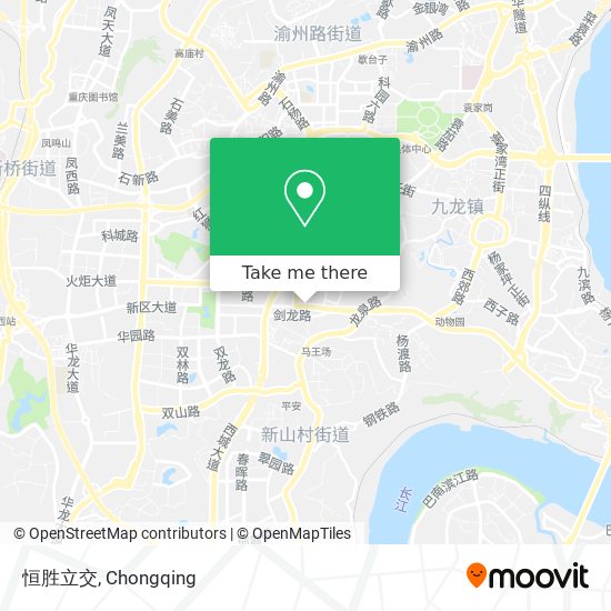 恒胜立交 map