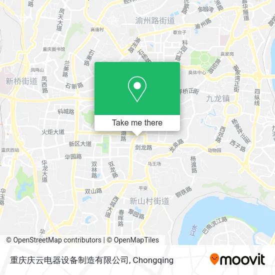 重庆庆云电器设备制造有限公司 map