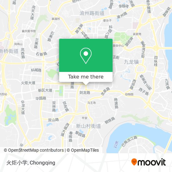 火炬小学 map