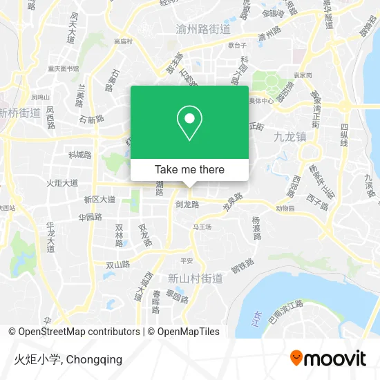 火炬小学 map