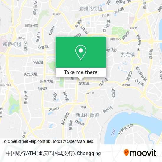 中国银行ATM(重庆巴国城支行) map