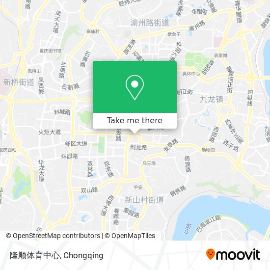 隆顺体育中心 map