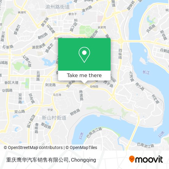 重庆鹰华汽车销售有限公司 map