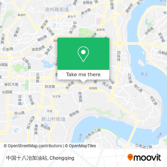 中国十八冶加油站 map