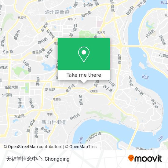 天福堂悼念中心 map