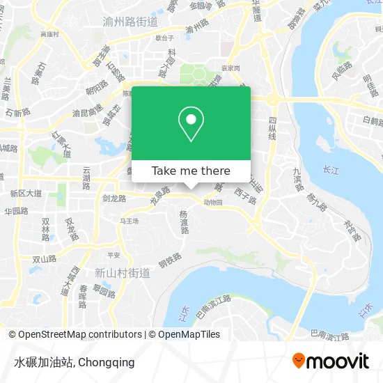 水碾加油站 map
