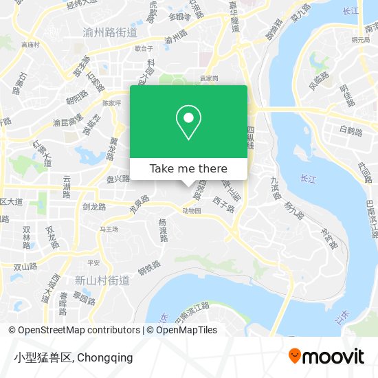小型猛兽区 map