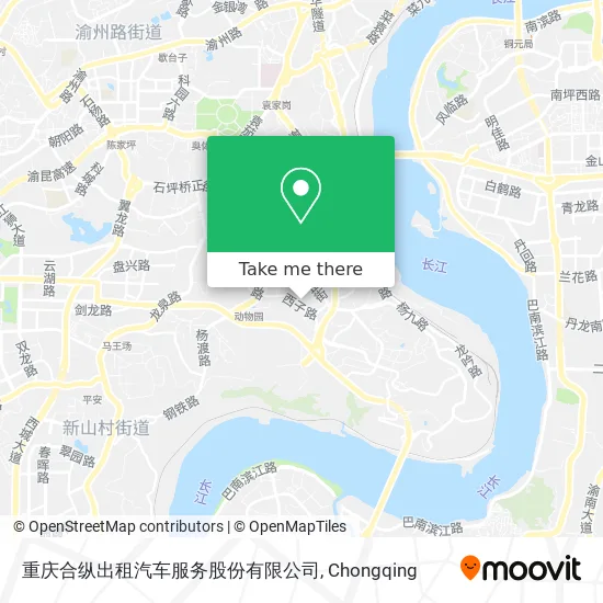 重庆合纵出租汽车服务股份有限公司 map