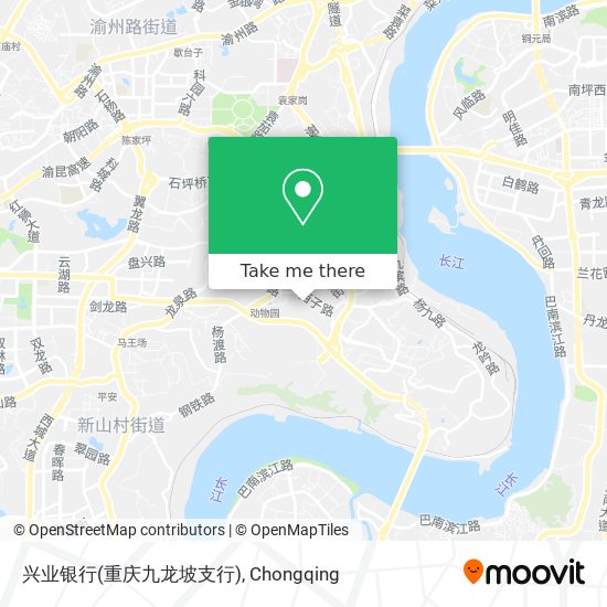 兴业银行(重庆九龙坡支行) map
