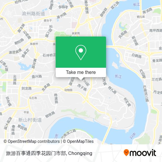 旅游百事通四季花园门市部 map
