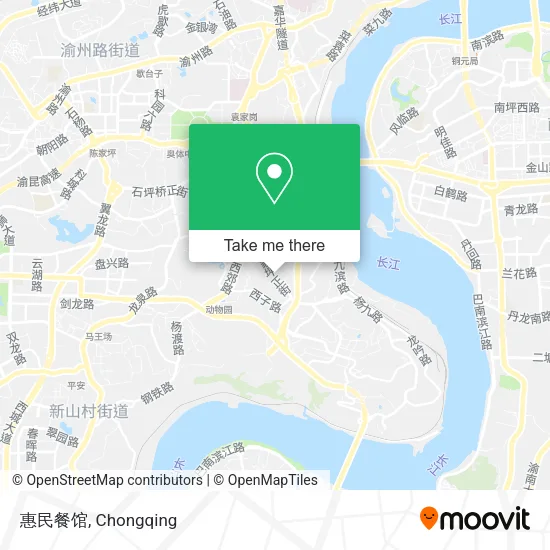 惠民餐馆 map