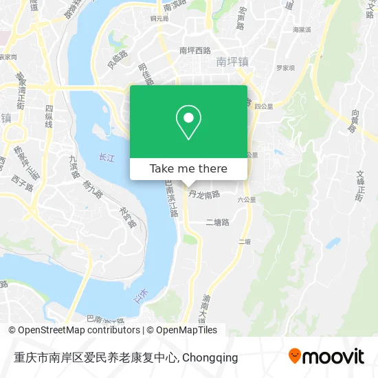 重庆市南岸区爱民养老康复中心 map