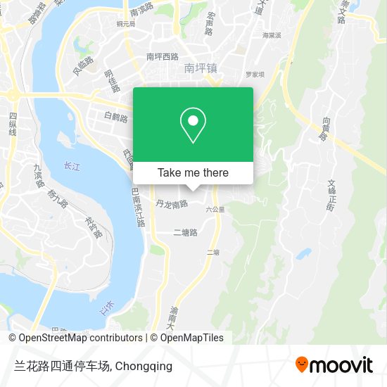 兰花路四通停车场 map
