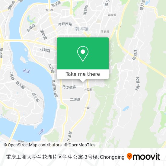 重庆工商大学兰花湖片区学生公寓-3号楼 map