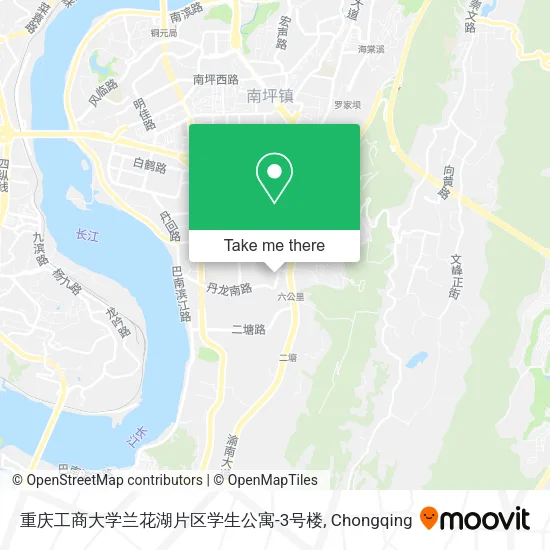 重庆工商大学兰花湖片区学生公寓-3号楼 map