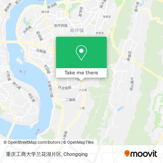 重庆工商大学兰花湖片区 map