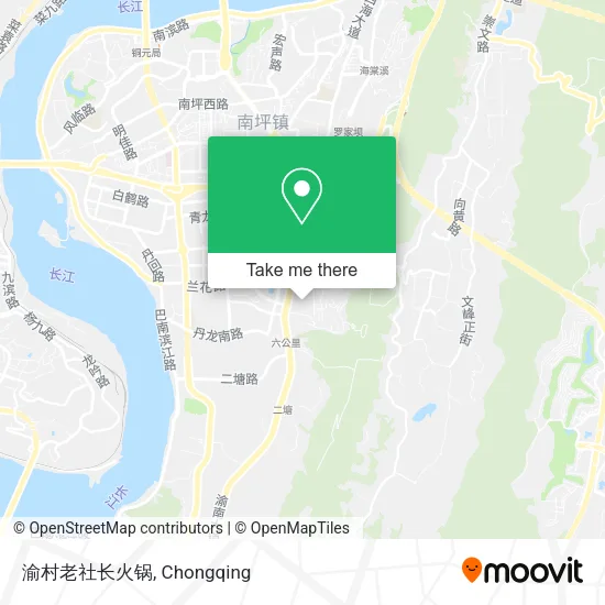渝村老社长火锅 map