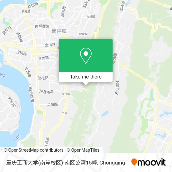 重庆工商大学(南岸校区)-南区公寓15幢 map